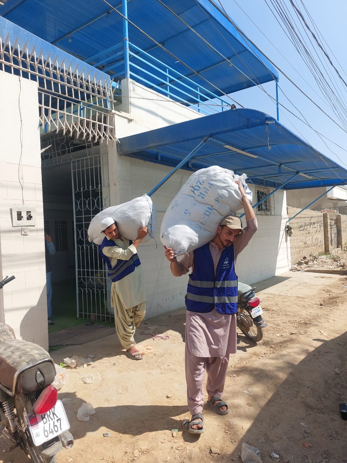 Food relief distribution